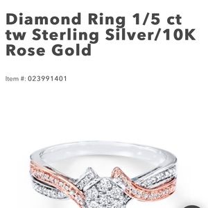 Promise ring from Kay jewelers